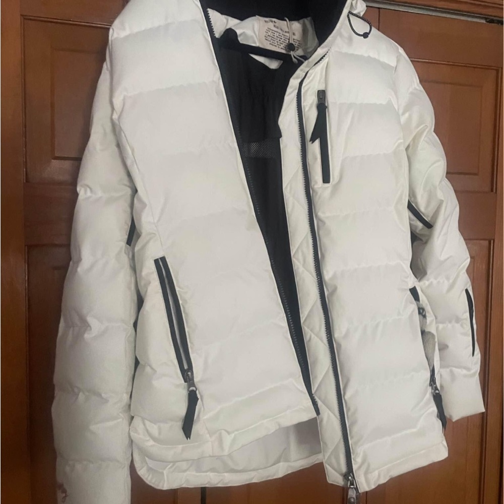 Odd Molly Black and White Apres Ski Jacket